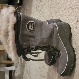 Sorel waterproof lace up boots